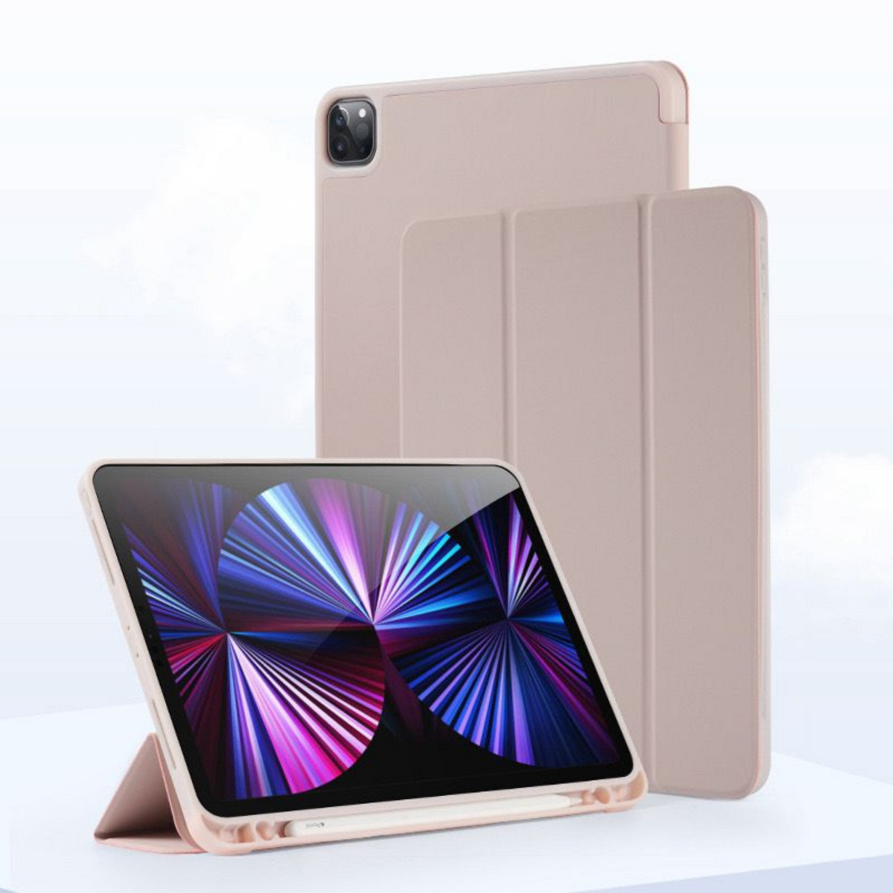 iPad 7/8/9 10.2" - Silikon Deksel - Pink