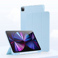 iPad 7/8/9 10.2" - Silikon Deksel - Blue
