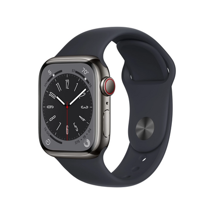 Brukt Apple Watch Series 8 Wifi + 4G 45mm grafitt rustfritt stål