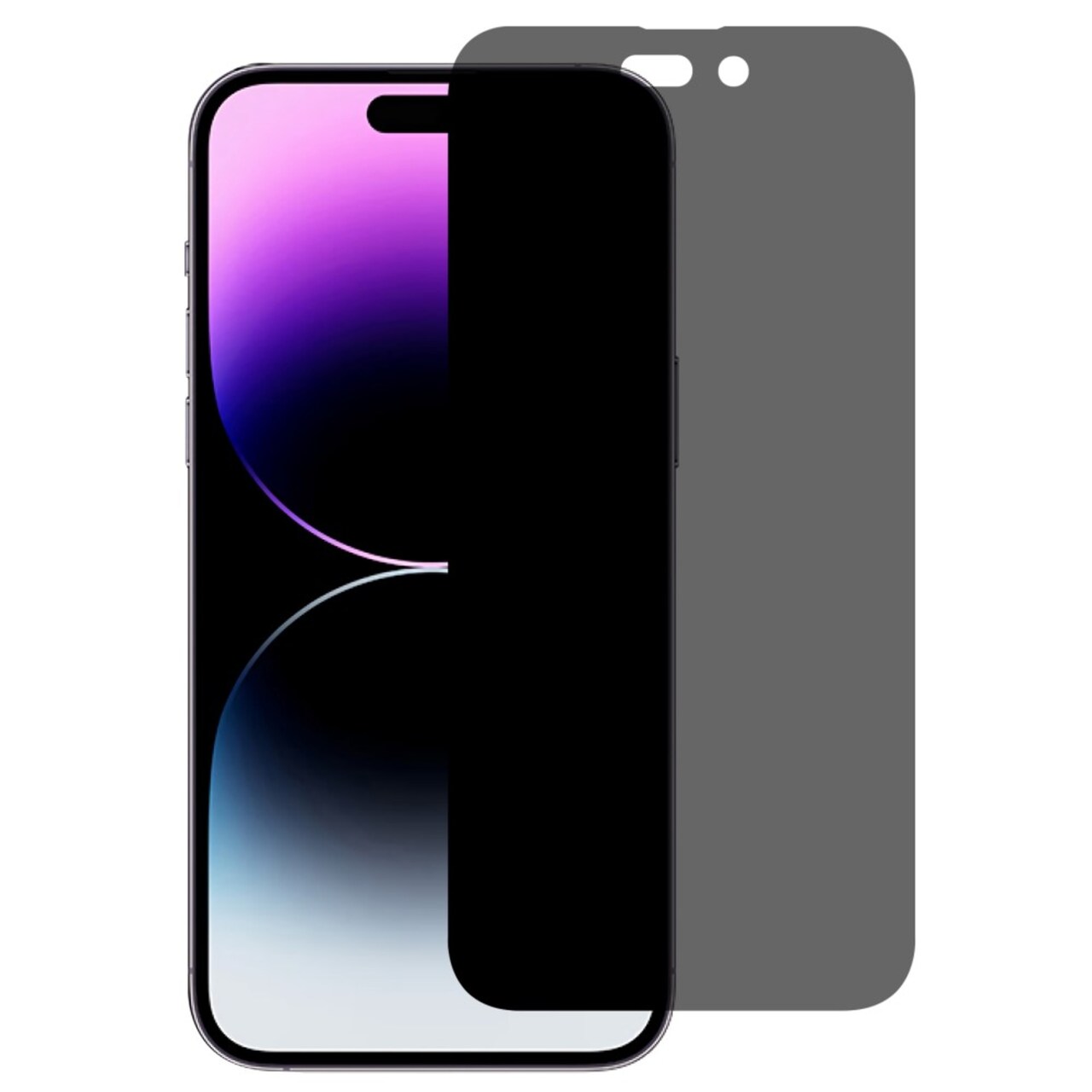 iPhone 11 - Privacy Glassbeskytter - Ferdig påmontert